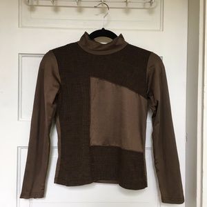 Vintage mock turtle neck